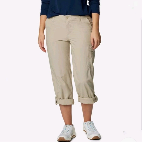 Women's Columbia PFG Fishing Roll Up Pant SIZES 4 - Picture 4 of 12